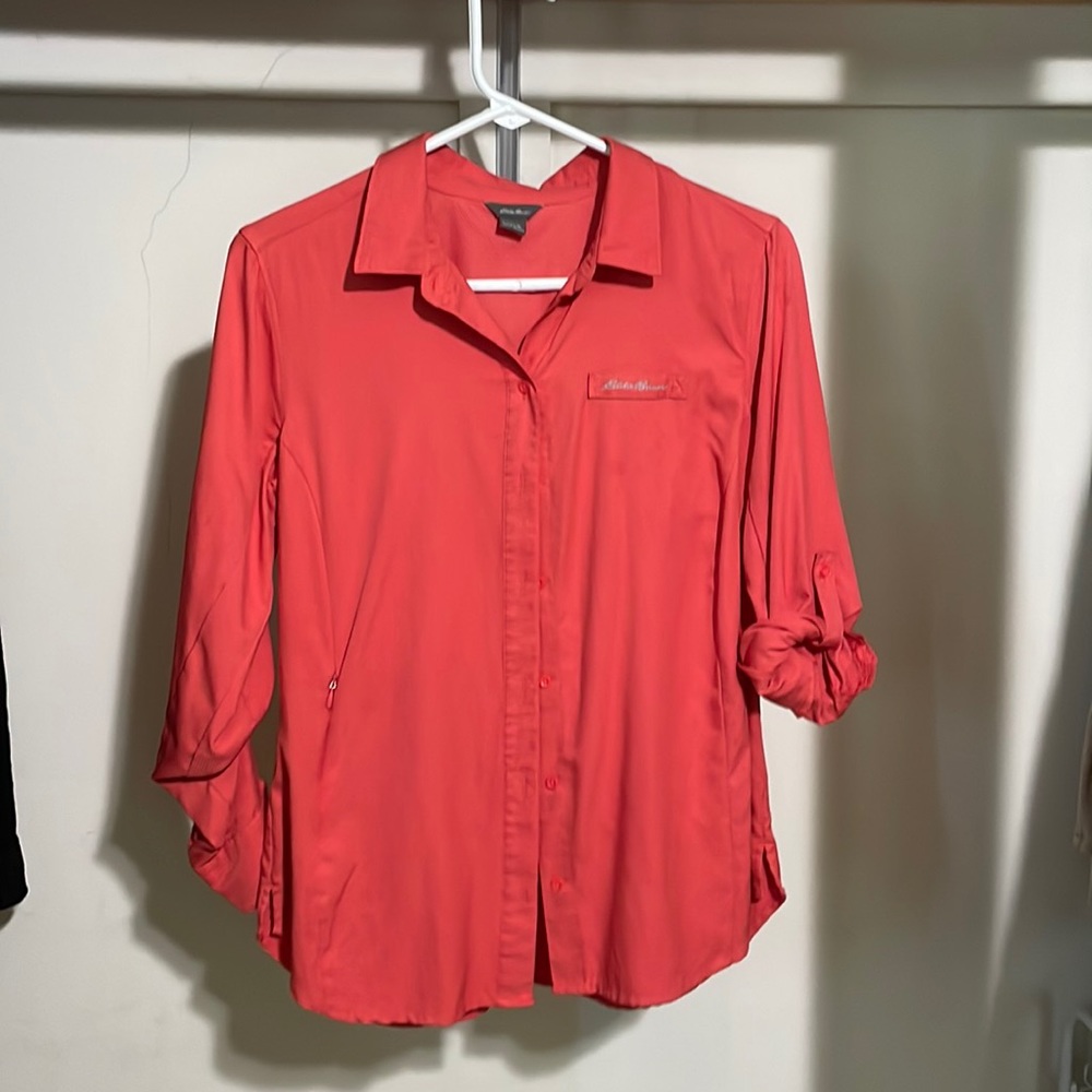 Eddie Bauer bright and light shirt
